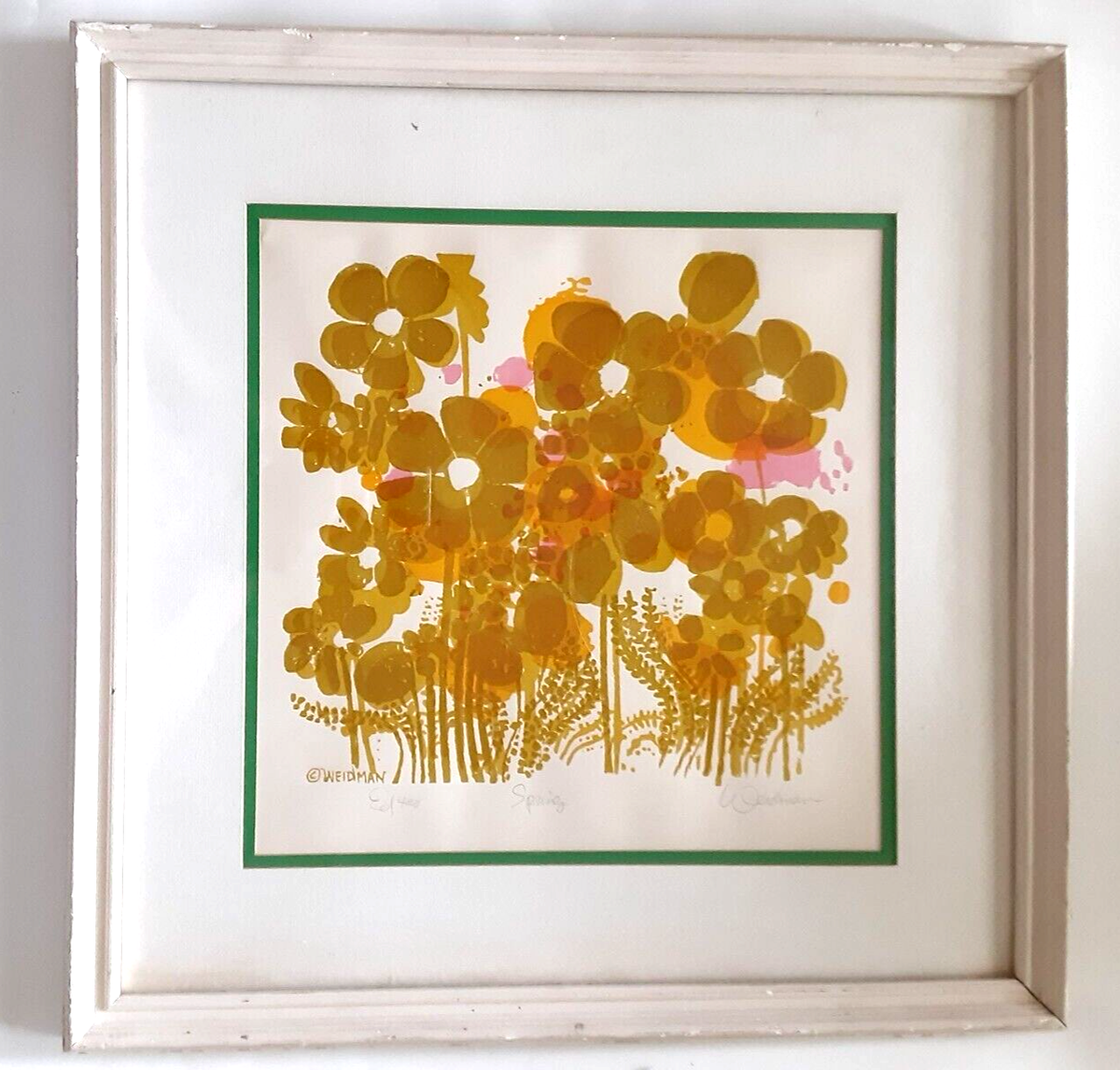 David： Beautiful Frames写真集 ダヴィッド Rare Vintage - Framed David Weidman Nature Art Print - Signed