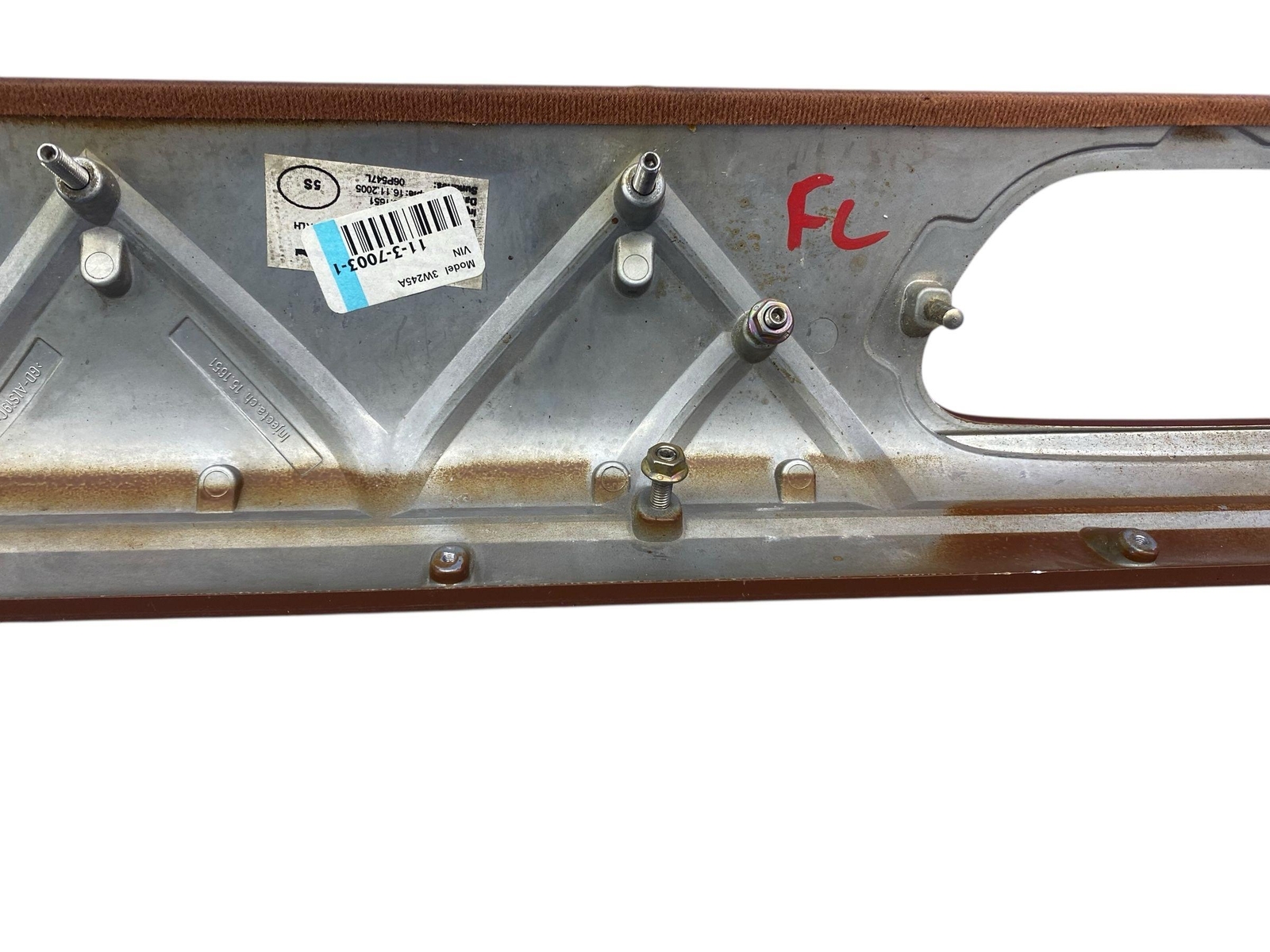 2006-2012 BENTLEY CONTINENTAL FLYING SPUR FRONT LEFT INTERIOR DOOR COVER PANEL