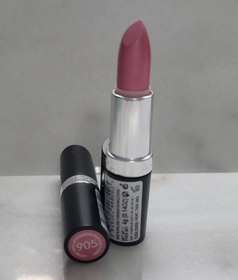 Set Of 2-RIMMEL LONDON LASTING FINISH SHIMMERS lipstick #905 - Rossetto - Image 3 of 3