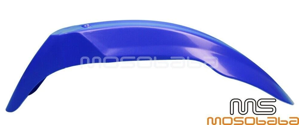 Guardabarros delantero universal para bicicleta Yamaha TT XT TTR WR YZ 225 230 250 426 450 azul Foto 3 de 4