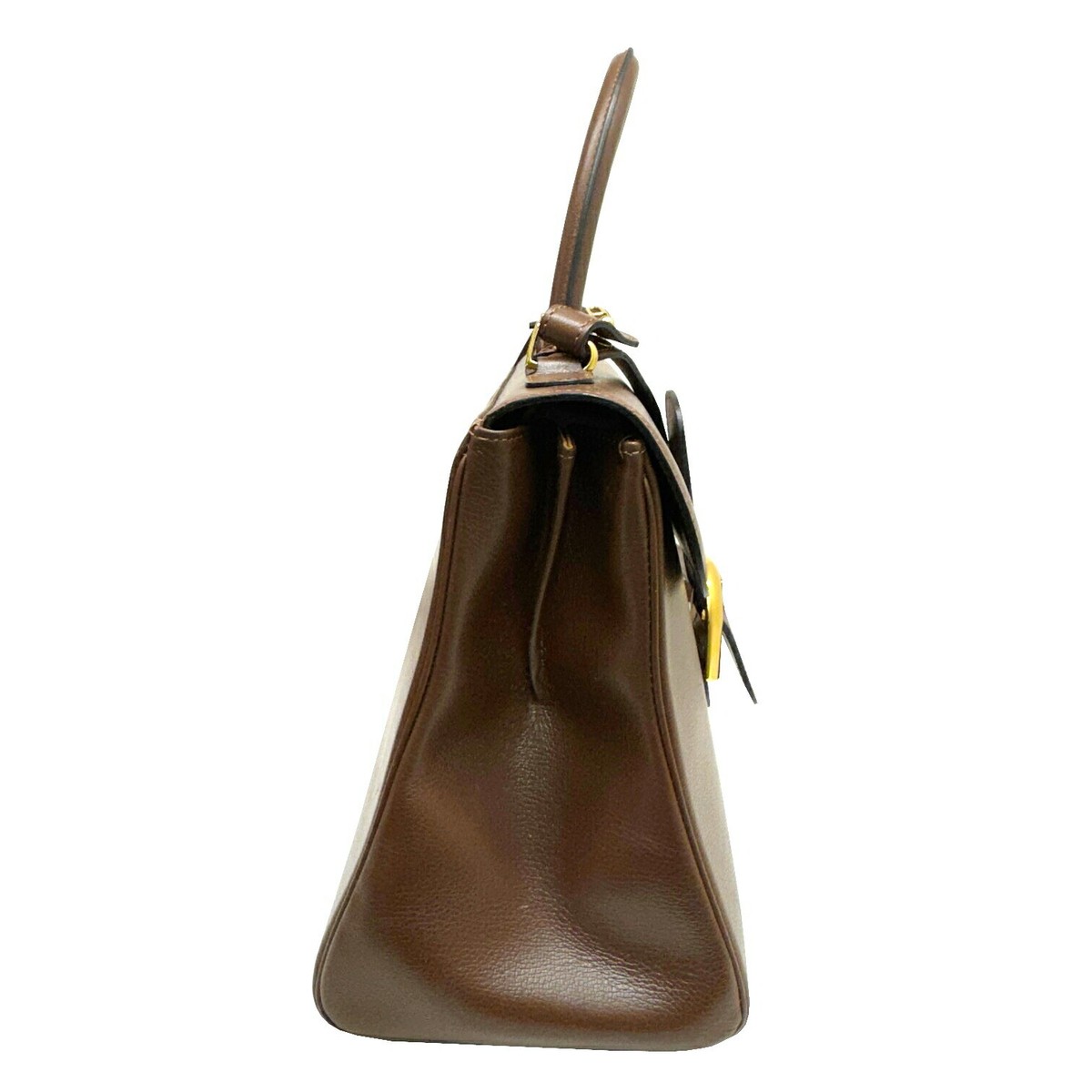 DELVAUX Brillant Leather Brown 2WAY Shoulder Bag Handbag DELVAUX Brillant Leather Brown 2WAY Shoulder Bag Handbag