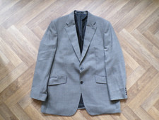 Men's Vintage Massimo Pascali Crespino jacket blazer black white size 48'' chest