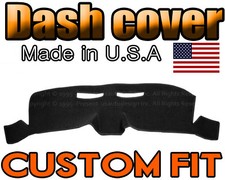 Fits 1969-1970 Ford Mustang Dash Cover Mat Dashboard Pad  Black