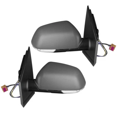JES Rétroviseur DROITE + GAUCHE Pour Polo 9N3 2005 - 2009 Électrique Gris 2x Kit