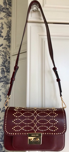 michael kors burgundy shoulder bag