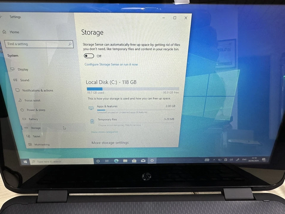 HP Laptop 2 in 1 ProBook Touch Screen x360 4GB RAM 128GB SSD 11.6" Win 10 Pro - Image 2 of 4