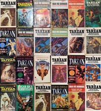 Complete Set Series - Lot of 24 Tarzan books by Edgar Rice Burroughs Jungle Lord
