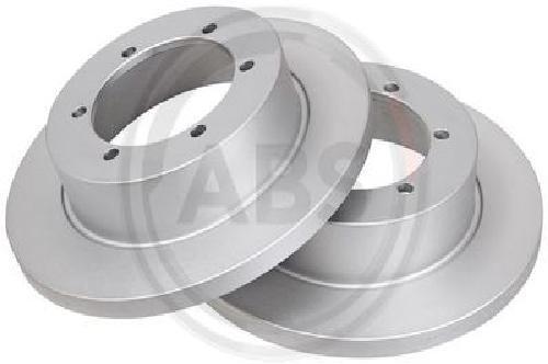 2x Original A.B.S. Brake Disc 18416 for Nissan