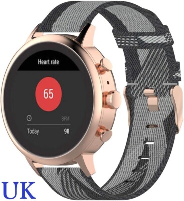 AWADUO Nylon Wrist Band Strap For Samsung Galaxy Watch Active / Gear Sport , S2