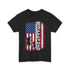 BRRAAAP Dad American Flag Shirt, Dirt Bike Dad T-shirt, Biker Dad Shirt