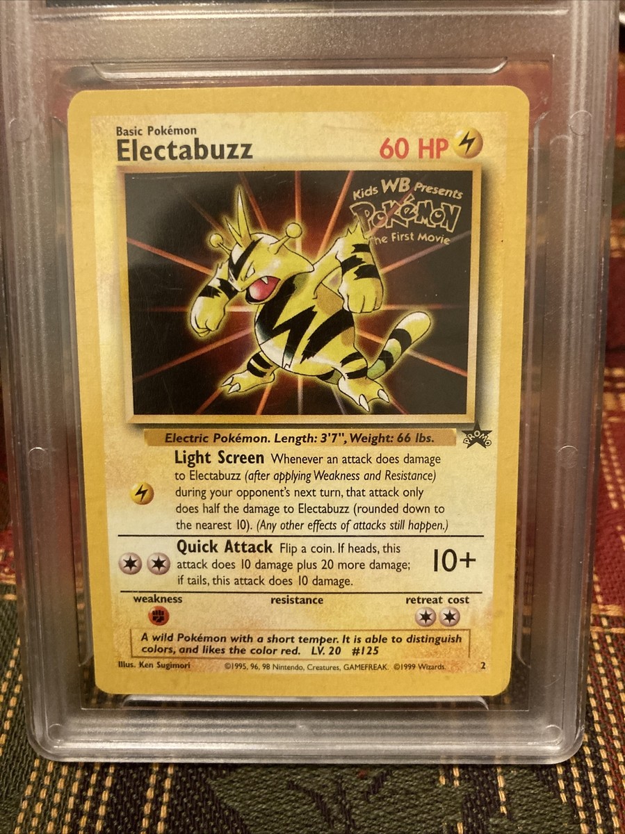 1999 Pokemon Electabuzz Movie Promo Graded Mint 10 | eBay