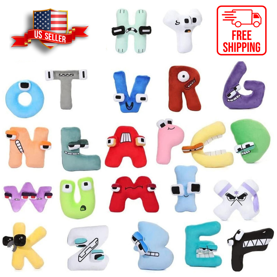 26 Letter Alphabet Lore Plush Toy Alphabet Lore But are Plush Toy,Z 