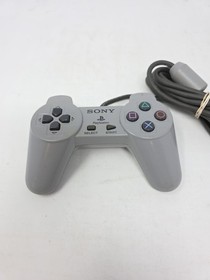 Sony PlayStation PS1 Official OEM Gray Controller SCPH-1080 Tested