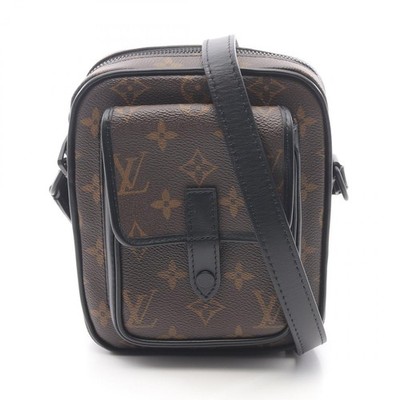 LOUIS VUITTON Christopher Wearable Wallet Shoulder Bag M69404 Monogram Macassar