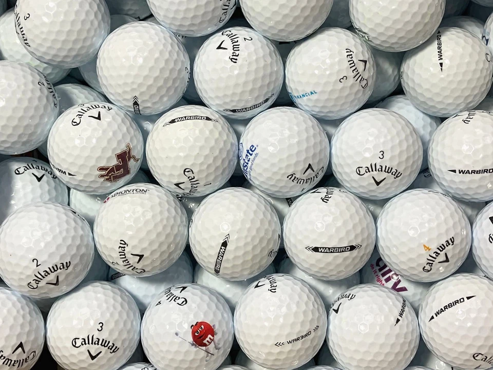 100 Callaway HEX Warbird Golf Balls AAAA Lakeballs En Top Qualité - Photo 2/3