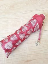 Yves Saint Laurent Ysl Woman Heart Pattern Folding Umbrella Limited Edition Styl