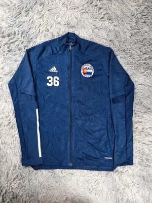 Adidas Aeroready Colorado United Soccer Jacke #36 Blau S Made in Vietnam 2020s