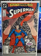 SUPERMAN #21  VF  (1988, DC COMICS).   JOHN BYRNE.  3RD PRINTING. SUPERGIRL SAGA