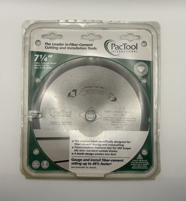 Pactool International 7-1/4'' 4 Tooth Fiber Cement Blade SA707