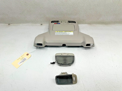 16-17 SUBARU OUTBACK OVERHEAD CONSOLE DOME LIGHT LAMPS SET BEIGE, OEM LOT3676