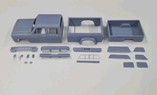 ABS-LIKE RESIN 3D PRINTED 1/25 1983 DODGE RAM W350 CREW CAB DUALLY BODY