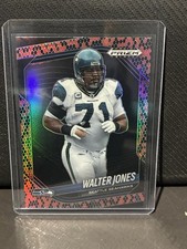 Walter Jones 2025 Panini Prizm Black Snakeskin CASE HIT HOF SEAHAWKS #135