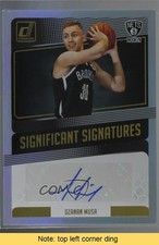 2018-19 Panini Donruss Significant Signatures Dzanan Musa #SS-DZM Auto READ 5l1