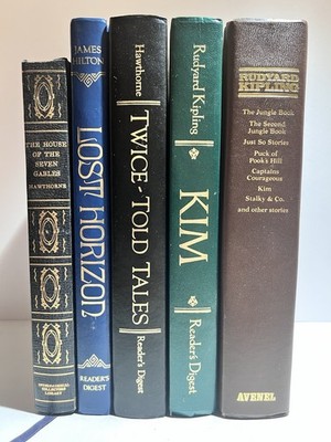 Vintage Mixed Publisher Hardcover Classics Lot   5 Elegant Books!