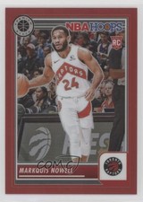 2023 Panini NBA Hoops Premium Stock Red Prizm 258/275 Markquis Nowell #57 0w8f