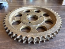 Brass Duplex Double Roller Chain Sprocket, 48 Teeth, 2 1/2" Bore, 3L624 17lbs