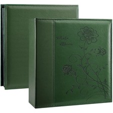 1000 Pictures Photo Album: Horizontal, Vertical, Leather