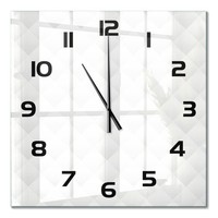 Glasuhr Wanduhr Aus Glas Abstraktion Hintergrund Schwarze Zeiger 60X60 Cm