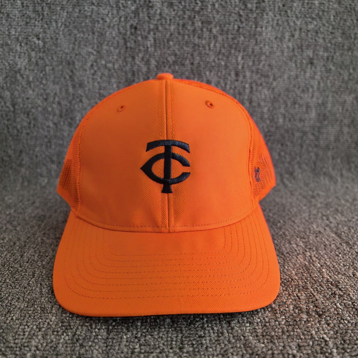 '47 Brand Minnesota Twins MLB Orange Trucker Snapback Hat TC Logo