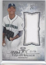 2015 Topps Triple Threads Unity Single Jumbo Relics 21/36 Taijuan Walker 1v1
