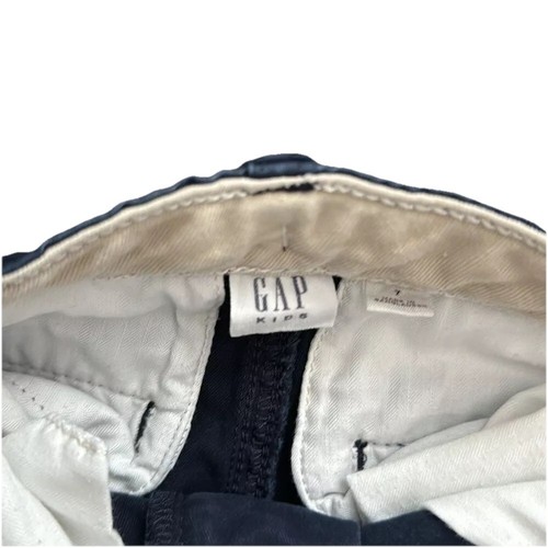 2 Gap kids boys navy khaki school uniform shorts size 7 - Picture 4 of 5