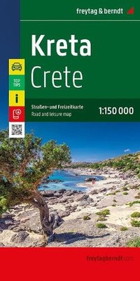 Crete Road and Leisure Map by  Freytag-Berndt - 9783707924602