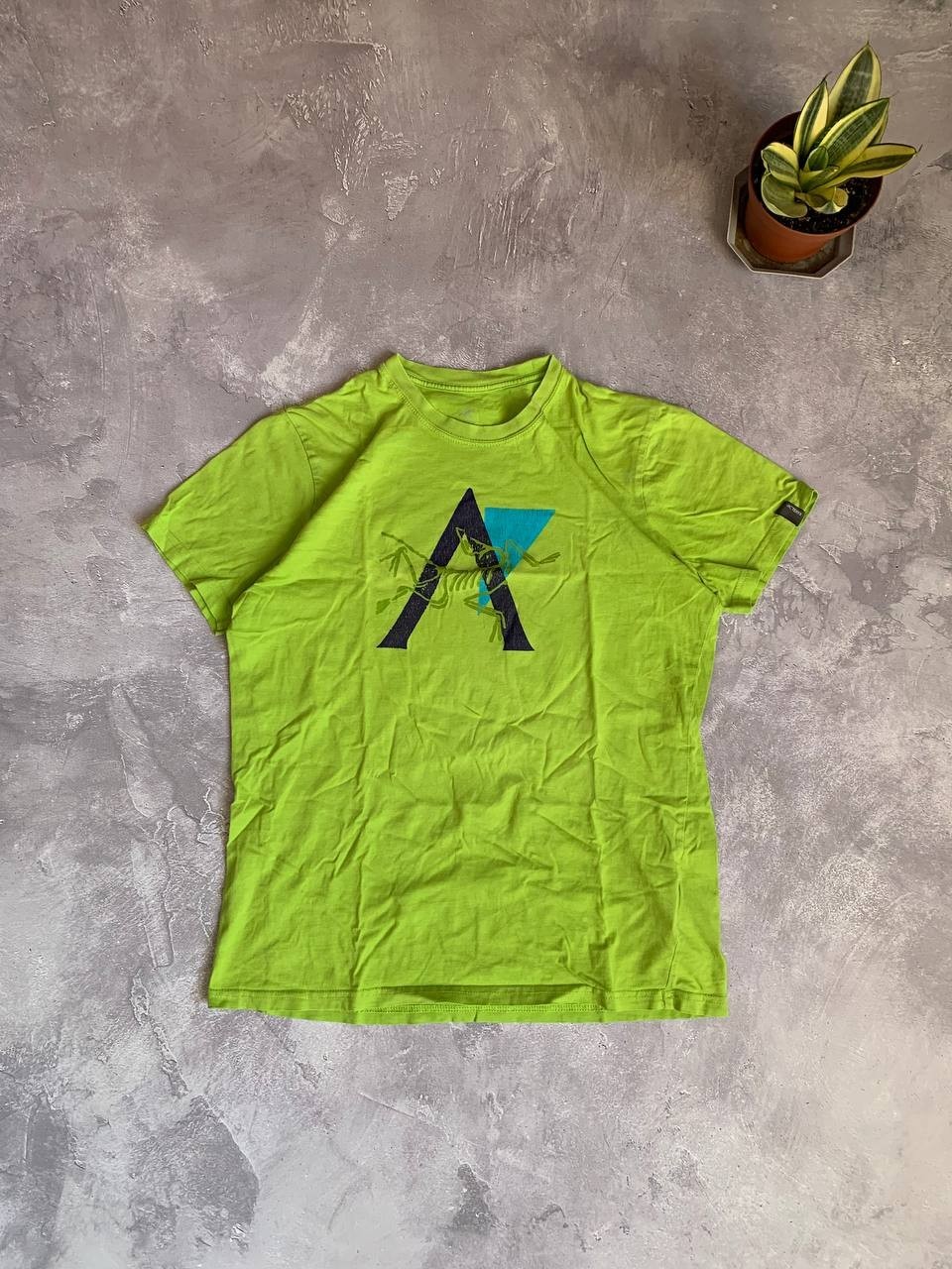 ARC'TERYX T shirt Arcteryx uomo taglia S verde escursionismo casual leggera manica corta maglietta