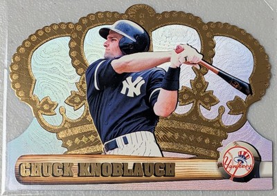 MLB 1998 Pacific Crown Royale New York Yankees Chuck Knoblauch #95