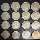 Kennedy Half Dollars Lot - 16 coins - 1968, 1969, 1974 Circulated Mixed Years