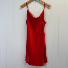 Urban Outfitters Y2K Clubwear Cowl Neck Mini Slip Dress Women Size S Slinky Chic