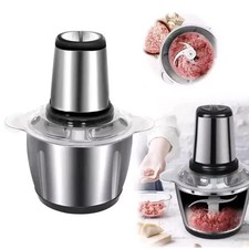 Frullatore Elettrico 2 In 1 Macina Caffe Tritatutto 800W Mixer - Foto 10