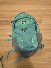 REI Sprig 12 Green Youth Backpack Hiking Outdoor