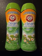 2 Pk Arm & Hammer In-Wash Scent Beads Scent Booster, Clean Meadow, 15 oz Ea