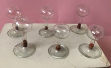 Sechs antike Weingläser  für  die Puppenstube