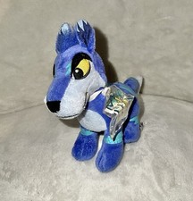Neopets Blue Lupe Wolf Plush 2008 Jakks Pacific