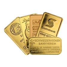 5 gram Gold Bar - Random Design .999+ Fine 4960.82 per troy oz
