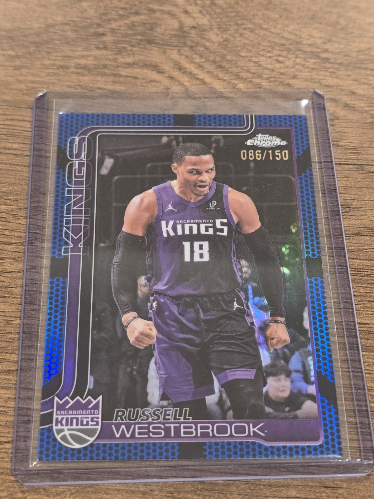 2025-26 Topps Chrome Update - Blue Basketball /150 Russell Westbrook #84