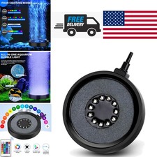 Aquarium Air Bubble Light with 11 LED Beads 16 Colors Adjustable Brightness