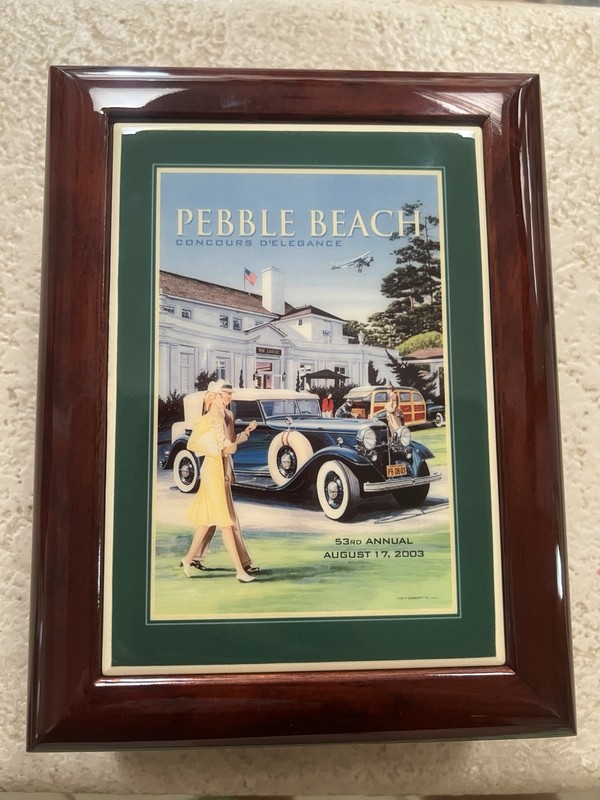 concours d'elegance pebble beach Collectors box  2003
