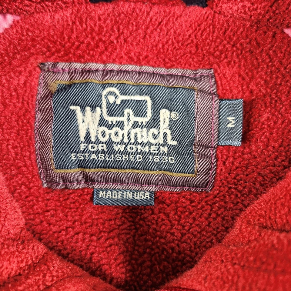 Chaqueta de bombardero vintage Woolrich para mujer mediana azul forrada de lana hecha en EE. UU. años 90 Foto 3 de 4